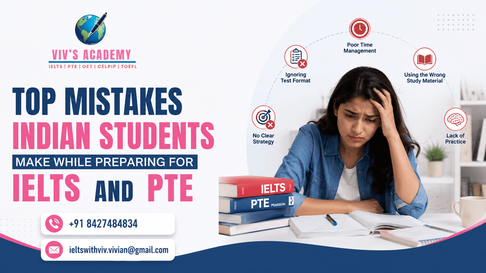 top mistakes indian students make in IELTS and PTE