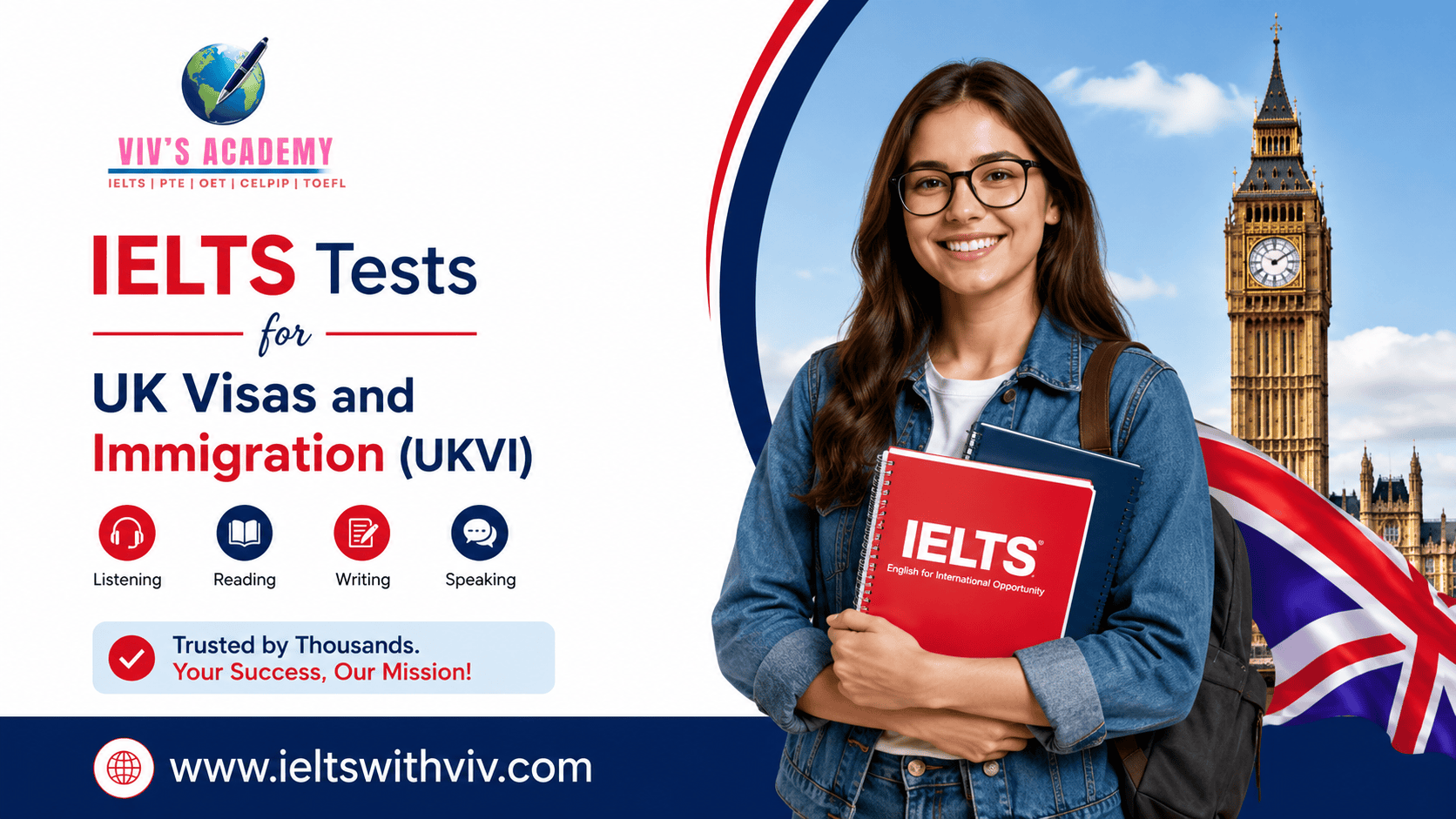 IELTS Tests for UK Visas and Immigration (UKVI)