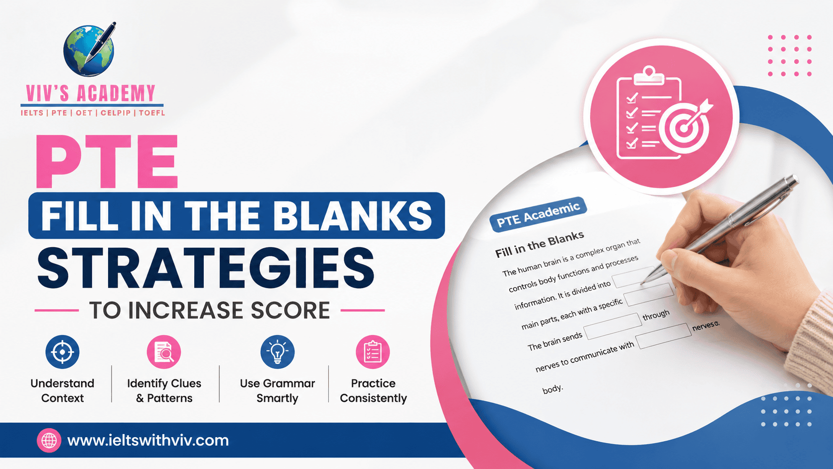 Achieve Your IELTS & PTE With Expert Online Classes | PTE Fill in the Blanks Strategies to Increase Score: Complete Guide for 2026 